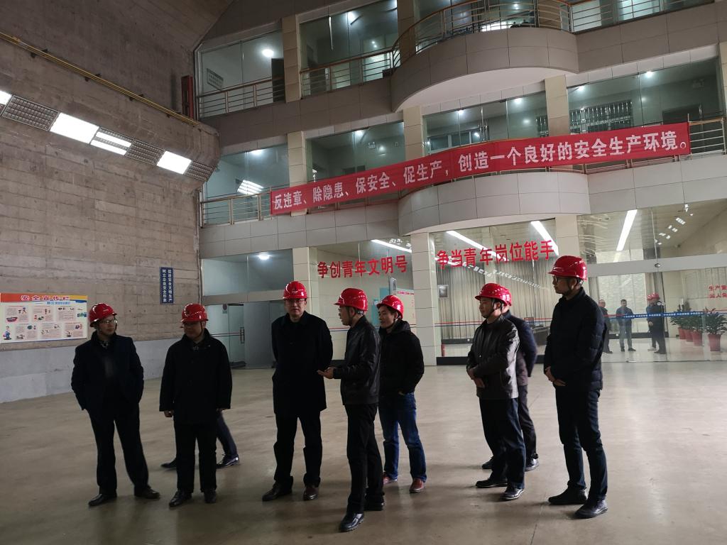 發(fā)展集團總經(jīng)理蘇德輝春節(jié)前調研指導株洲航電分公司安全生產工作